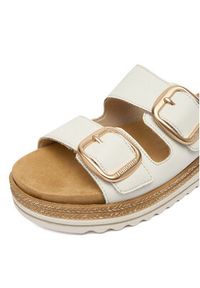 Remonte Klapki CEO-D0Q66-80 Écru. Materiał: skóra, syntetyk #4