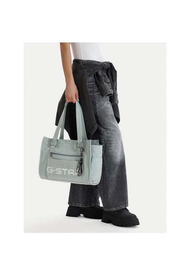 G-Star RAW - Torebka G-Star Raw. Kolor: niebieski