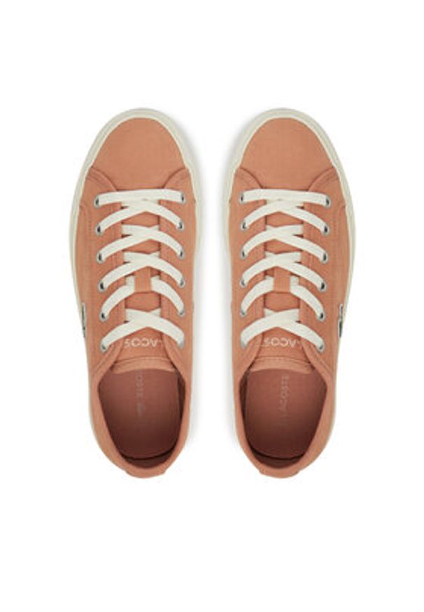 Lacoste Tenisówki 7-49CFA0012 Różowy. Kolor: różowy. Materiał: materiał