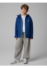 4f - 4F Kurtka membrana 5000 chłopięca - granatowa 134 (8-9 lat). Okazja: na co dzień. Kolor: niebieski. Sezon: lato. Styl: casual #2