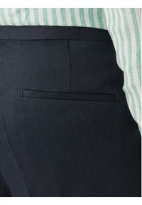 BOSS Szorty materiałowe H-Perin 50561858 Granatowy Tapered Fit. Kolor: niebieski. Materiał: len #2