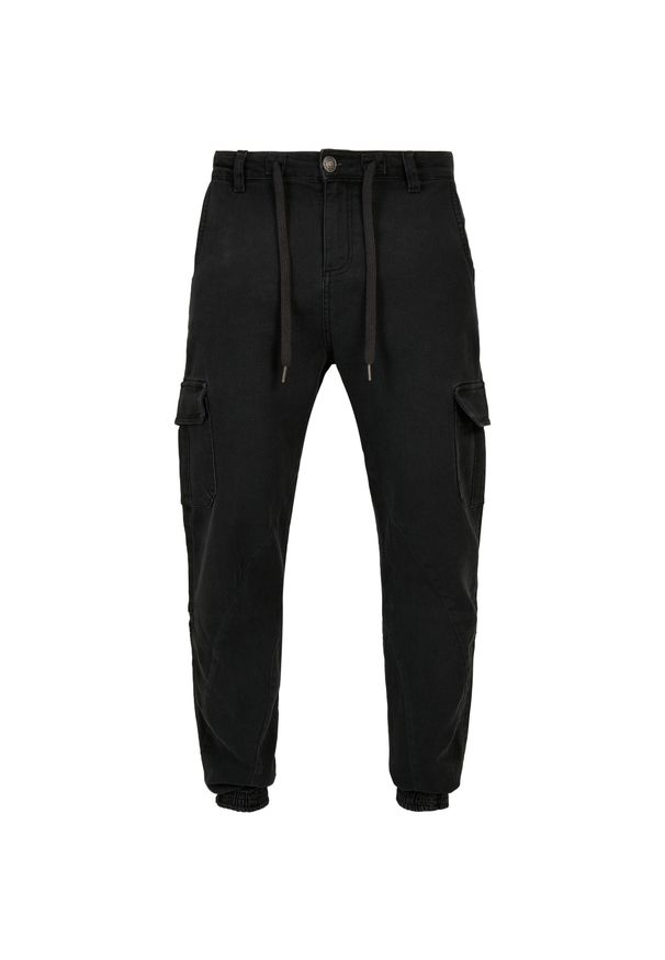 Cargo Jogging Urban Classics knitted. Kolor: czarny. Sport: bieganie