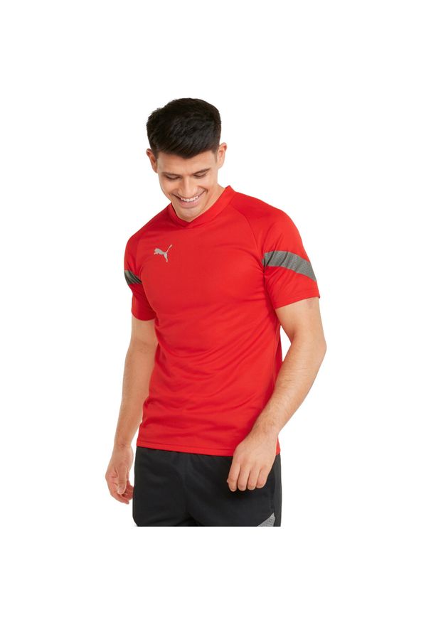 Podkoszulek Puma Teamfinal Training Jersey, Mężczyźni. Kolor: czerwony. Materiał: jersey