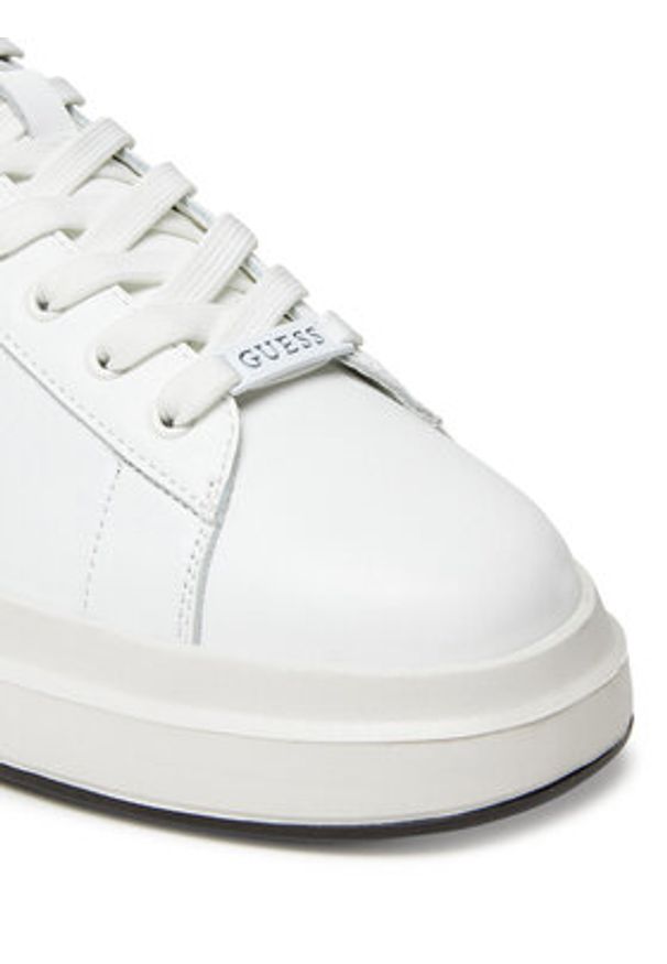Guess Sneakersy FMTLBA LEL12 Biały. Kolor: biały. Materiał: skóra