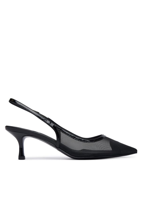 Love Moschino - LOVE MOSCHINO Czółenka JA10526G0OIQ900B Czarny. Kolor: czarny. Materiał: skóra