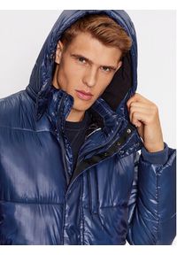Guess Kurtka zimowa M3BL28 WFP50 Granatowy Regular Fit. Kolor: niebieski. Materiał: syntetyk. Sezon: zima