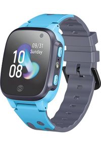 FOREVER - Smartwatch Forever Call Me 2 KW-60 Szaro-niebieski. Rodzaj zegarka: smartwatch. Kolor: niebieski, wielokolorowy, szary #1