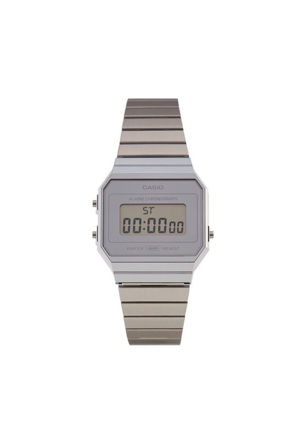 Casio Zegarek Vintage A700WEV-7AEF Srebrny. Kolor: srebrny. Styl: vintage