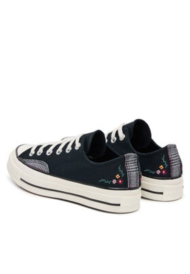 Converse Trampki Chuck 70 Varsity Vines A15549C Czarny. Kolor: czarny. Materiał: materiał