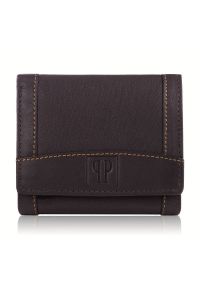 Portfel skórzany PAOLO PERUZZI T-54-BR brązowy. Kolor: brązowy. Materiał: skóra #1