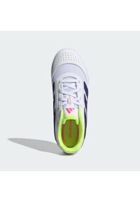 Adidas - Buty Predator Club Sala IN Kids. Kolor: żółty, biały, wielokolorowy, fioletowy. Materiał: materiał