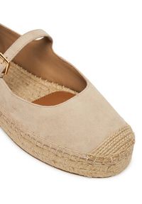 Lauren Ralph Lauren - LAUREN RALPH LAUREN Espadryle 802P06401001 Beżowy. Kolor: beżowy. Materiał: zamsz, skóra #3