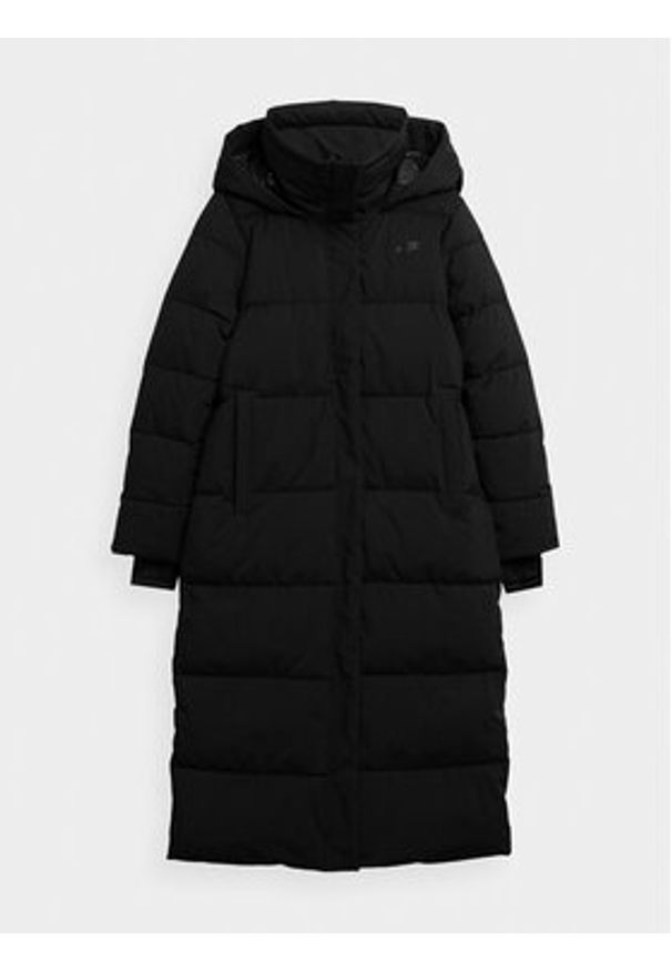 4f - 4F Kurtka zimowa 4FAW23TDJAF237 Czarny Regular Fit. Kolor: czarny. Materiał: puch, syntetyk. Sezon: zima