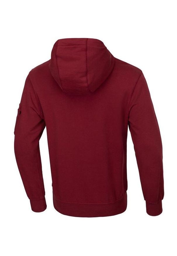 PITBULL - Bluza męska Pitbull rozpinana z kapturem Terry Everts. Typ kołnierza: kaptur. Kolor: czerwony, wielokolorowy, brązowy. Sport: fitness