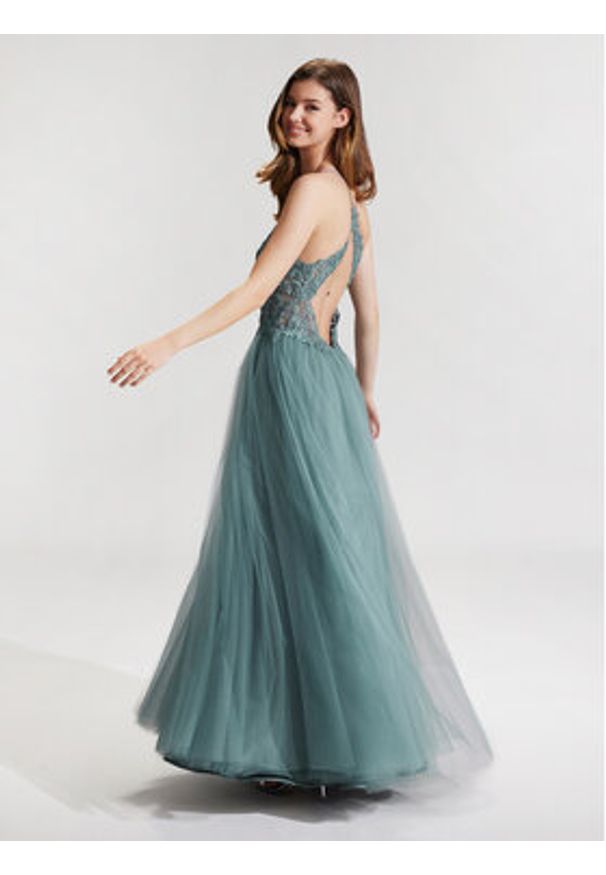 Hey Kyla Sukienka wieczorowa 5AG017HK Zielony Regular Fit. Kolor: zielony. Materiał: syntetyk. Styl: wizytowy