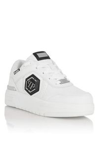 Philipp Plein - PHILIPP PLEIN Sneakersy SAFS USC0925 PTE003N Biały. Kolor: biały. Materiał: skóra #3