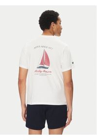 Helly Hansen T-Shirt Shoreline 54601 Biały Regular Fit. Kolor: biały. Materiał: bawełna