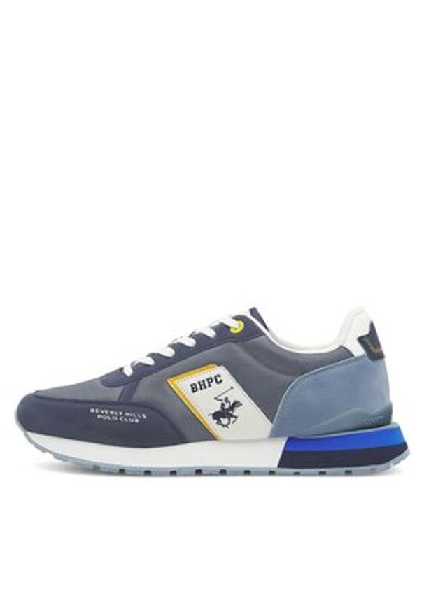 Beverly Hills Polo Club Sneakersy NICK-01 Granatowy. Kolor: niebieski. Materiał: materiał