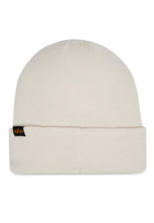 Alpha Industries Czapka VLC Beanie 118943 Biały. Kolor: biały. Materiał: materiał
