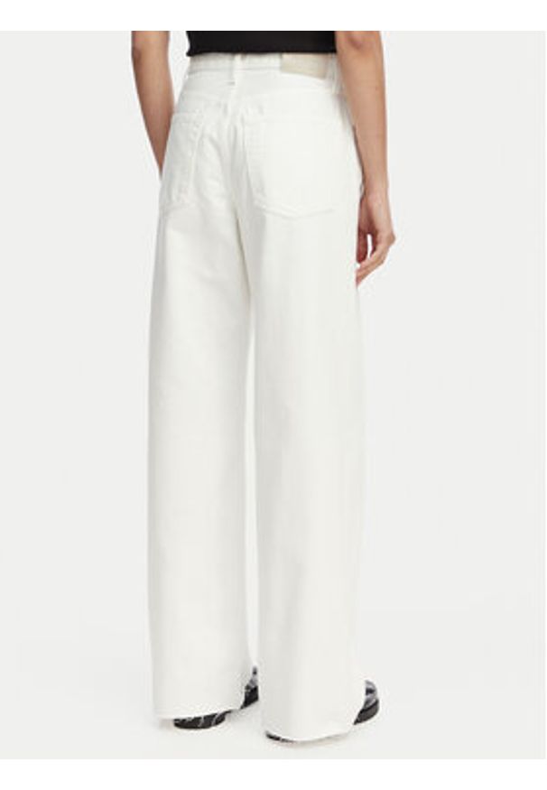 Calvin Klein Jeans Jeansy LV047F733G Kremowy Wide Leg. Kolor: kremowy