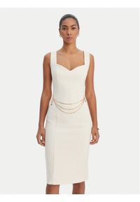 Fracomina Sukienka koktajlowa FR26SD2017W42901 Brązowy Slim Fit. Kolor: brązowy. Materiał: syntetyk. Styl: wizytowy #1