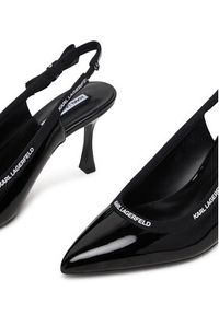 Karl Lagerfeld - KARL LAGERFELD Czółenka Sienna KL32706 Czarny. Kolor: czarny. Materiał: skóra #4