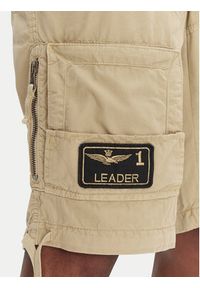 Aeronautica Militare Szorty materiałowe 251BE041CT1122 Beżowy Regular Fit. Kolor: beżowy. Materiał: bawełna #3