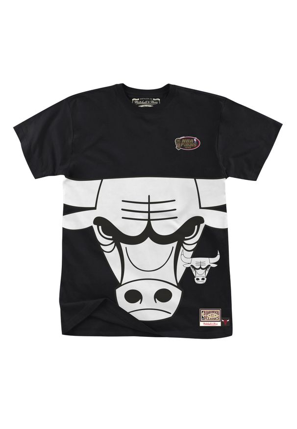 Mitchell & Ness - Koszulka z okrągłym dekoltem Chicago Bulls. Kolor: czarny. Sport: koszykówka