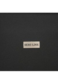 Semi Line Walizka kabinowa T5656-1 Czarny. Kolor: czarny. Materiał: materiał, poliester