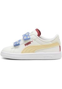 Buty Puma Smash 3.0 Summer Camp V Inf, Dzieci. Kolor: biały. Materiał: syntetyk, materiał. Sport: turystyka piesza