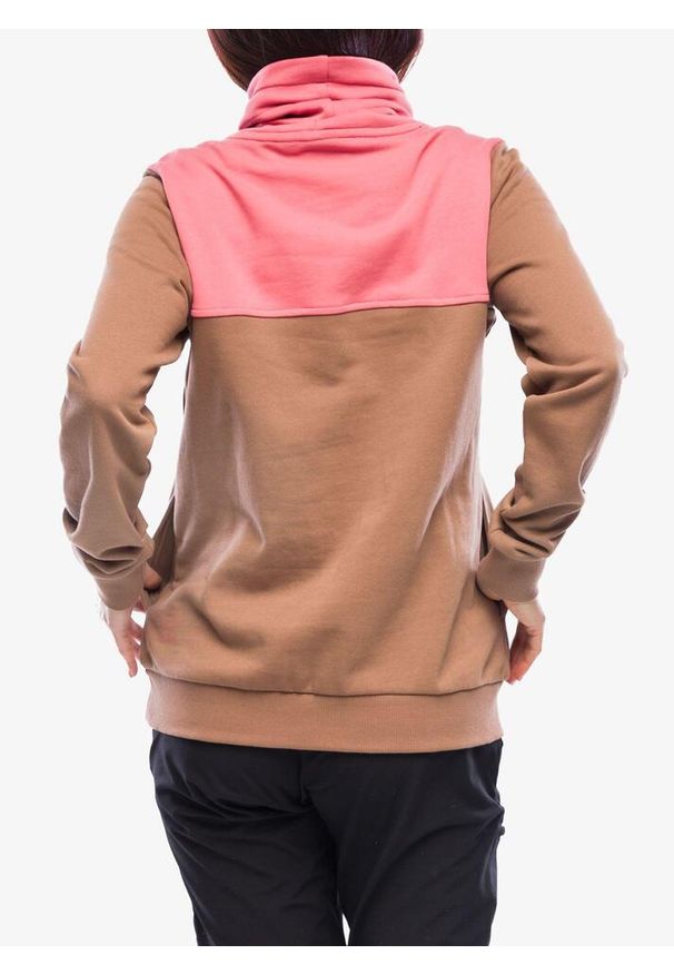 Bluza bez kaptura damska Hannah Sibele. Typ kołnierza: bez kaptura. Kolor: brązowy
