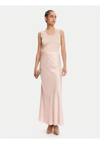 ViCOLO Spódnica maxi TD0472 Różowy Slim Fit. Kolor: różowy. Materiał: wiskoza
