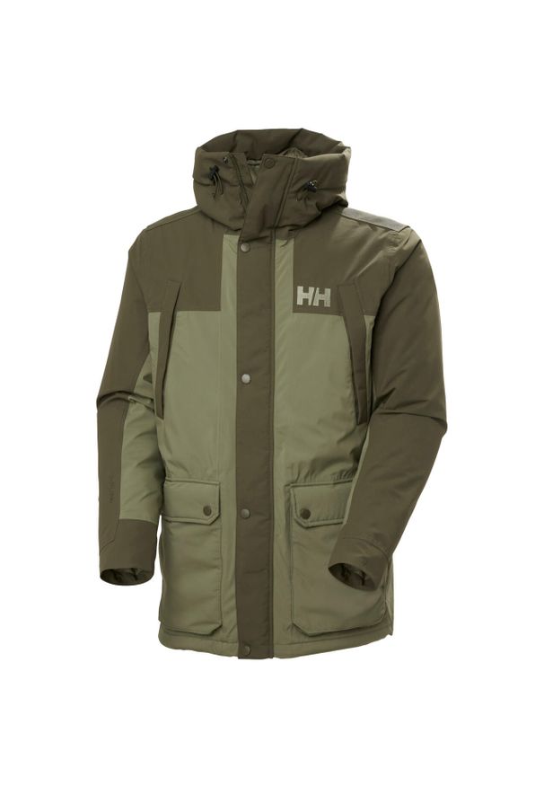 Kurtka puchowa Helly Hansen Escape. Kolor: zielony. Materiał: puch