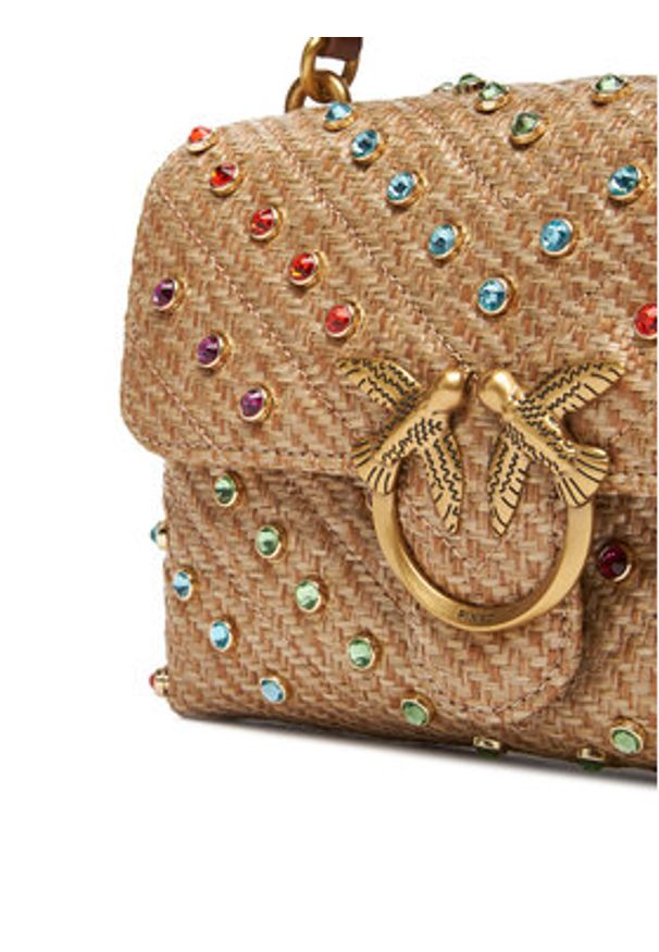 Pinko - PINKO Torebka Love Lady Puff Mini Cl PE 25 PLTT 100044 A2CG Beżowy. Kolor: beżowy