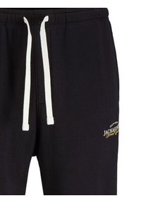 Jack & Jones Spodnie dresowe Kane Billy 12283257 Czarny Relaxed Fit. Kolor: czarny. Materiał: bawełna, syntetyk #8