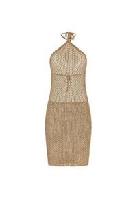 Guess Sukienka codzienna 182110 Beżowy Classic Fit. Okazja: na co dzień. Kolor: beżowy. Typ sukienki: proste. Styl: casual #4