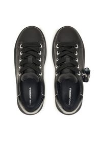 Karl Lagerfeld - KARL LAGERFELD Sneakersy KL62519E Czarny. Kolor: czarny. Materiał: skóra #3