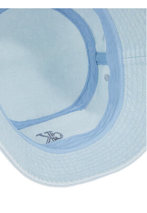 Calvin Klein Kapelusz Embro Monogram Denim Bucket Hat LV04K5021G Błękitny. Kolor: niebieski. Materiał: materiał, bawełna