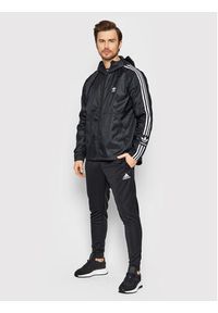 Adidas - adidas Wiatrówka Clover Coat HC2006 Czarny Regular Fit. Kolor: czarny. Materiał: syntetyk #3