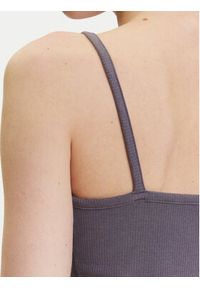 Adidas - adidas Top ALL SZN Rib JJ1223 Szary Slim Fit. Kolor: szary. Materiał: bawełna #5