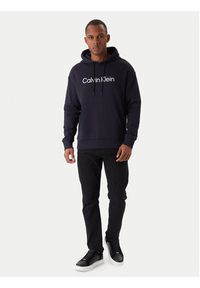 Calvin Klein Bluza Hero K10K111345 Granatowy Regular Fit. Kolor: niebieski. Materiał: bawełna #3
