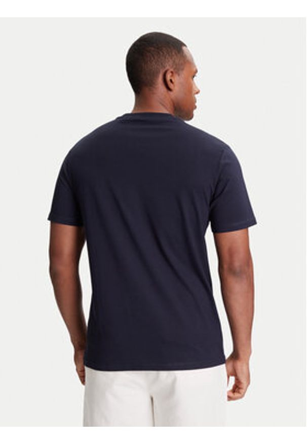 Guess T-Shirt M5YI62 K8FQ4 Granatowy Regular Fit. Kolor: niebieski. Materiał: bawełna