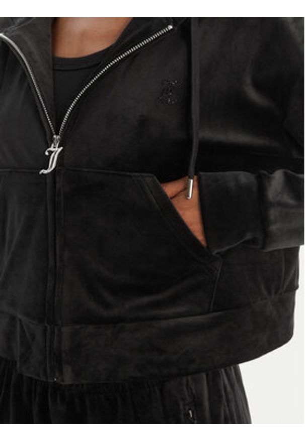 Juicy Couture Bluza Iccle JCWAS126304 Czarny Oversize. Kolor: czarny. Materiał: syntetyk