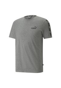 Koszulka męska sportowa Puma Essential. Kolor: czarny, szary, wielokolorowy. Długość rękawa: krótki rękaw. Długość: krótkie