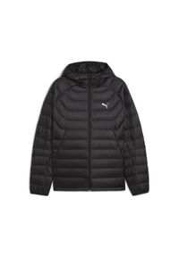 Puma - Męska kurtka puchowa z kapturem PUMA PACKLITE. Typ kołnierza: kaptur. Kolor: czarny. Materiał: puch. Sport: turystyka piesza