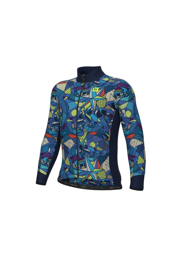 ALÉ CYCLING - Bluza rowerowa męska Alé Cycling Solid Over. Kolor: niebieski, wielokolorowy