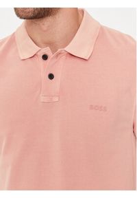 BOSS - Boss Polo Prime 50507813 Różowy Regular Fit. Typ kołnierza: polo. Kolor: różowy. Materiał: bawełna