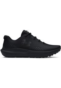 Buty do biegania Under Armour Charged Surge 4. Kolor: czarny. Materiał: materiał, syntetyk, tkanina. Szerokość cholewki: normalna