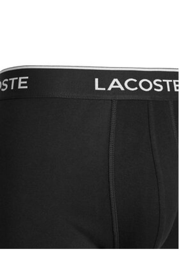 Lacoste Komplet 3 par bokserek 5H3389 Czarny. Kolor: czarny. Materiał: bawełna