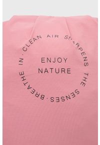 outhorn - Outhorn plecak damski kolor fioletowy duży z nadrukiem. Kolor: fioletowy. Wzór: nadruk
